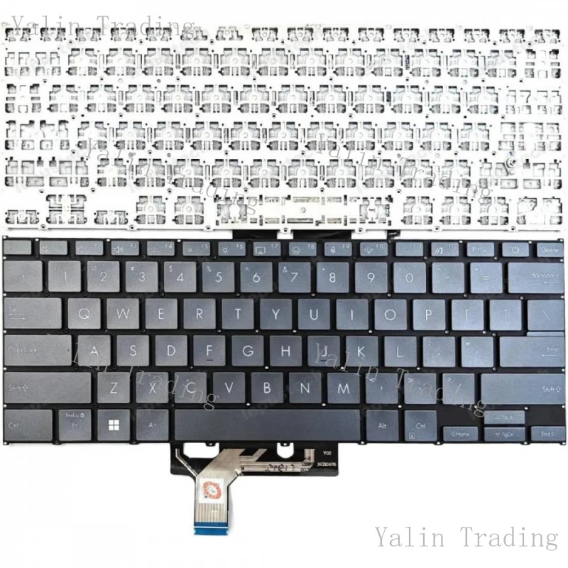 S+New Gray US Keyboard For Asus ZenBook 14 UX3405 UX3405CA