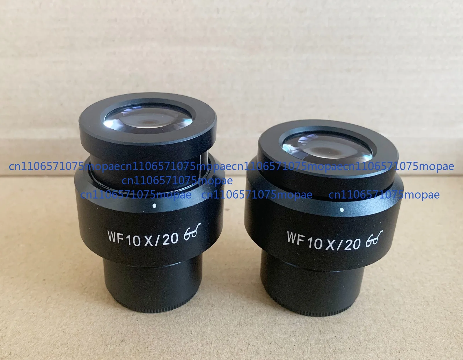 

2 pcs Microscope WF10X/20 Diopter-adjustable Wide Angle Eyepieces Dia.30mm