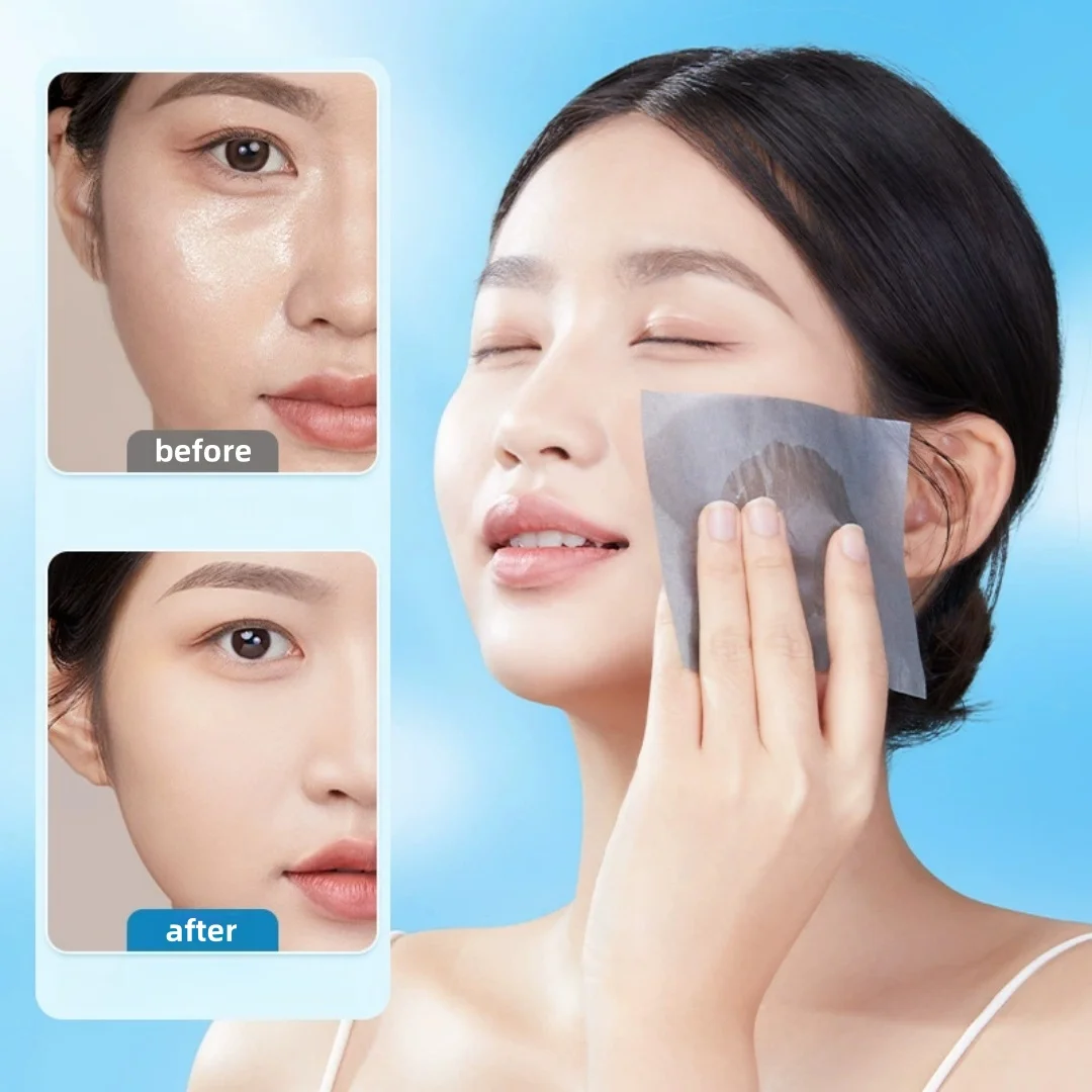 Oil Absorbing Sheets Large Size Facial Cleanser Face Cleaning Tools Universal Oil Control Film For Daily Use Office School