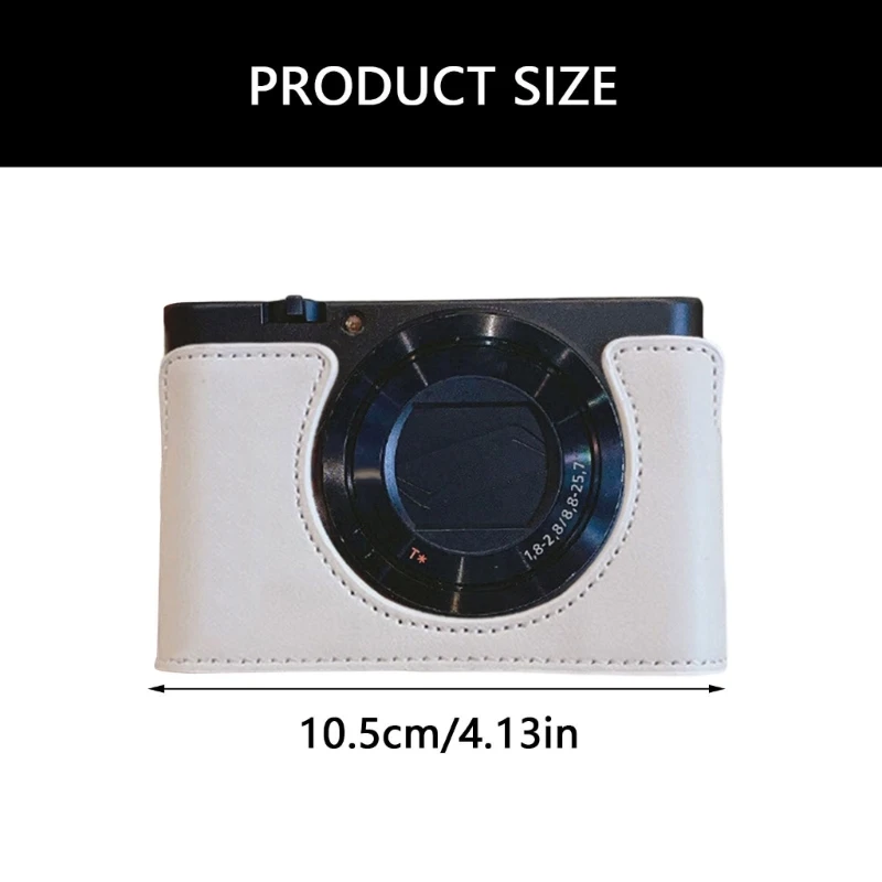 Custodia per fotocamera in pelle PU PU PETURA PER PROGETTAMENTO CONCELLATO CON TRIPIDI