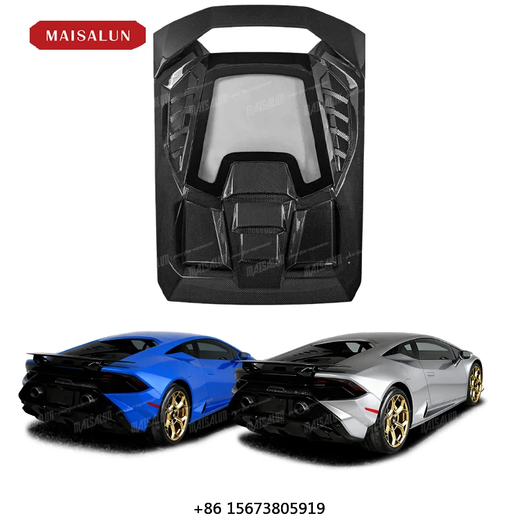 Conversion Part T Style Carbon Fiber Rear Engine Cover for  HURACAN Auto Part