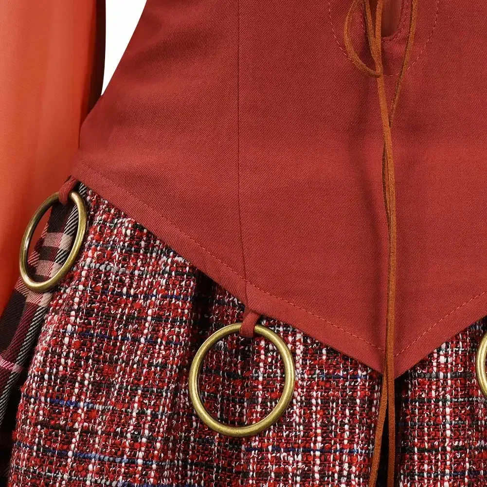 Disfraz de Mary Sanderson para Cosplay, Traje de Hocus Pocus para Halloween, Vestido de Bruja para Mujer, Ropa de Fiesta