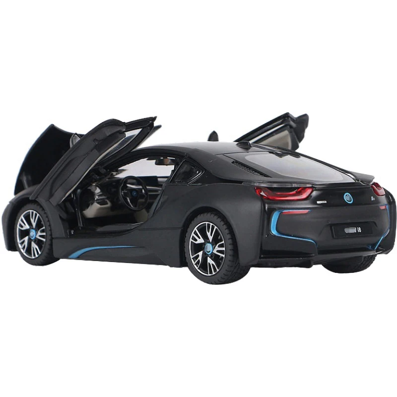 1:24 BMW I8 Supercar alloy car model Diecasts & Toy Vehicles Collect gifts Non-remote control type transport toy