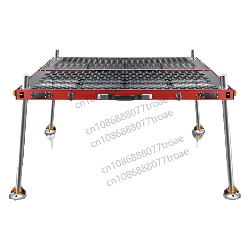 Ultra-light aluminum alloy foldable thickened outer eight legs deep water big fishing platform