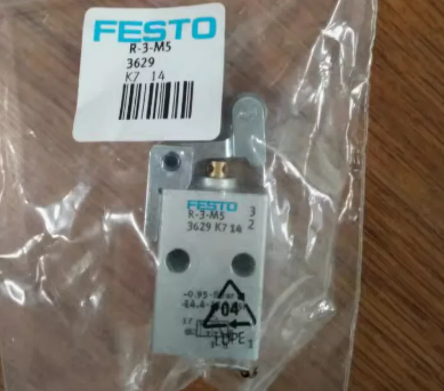 

New original FESTO Straight acting round head valve V-3-M5 3626 L-3-M5 3628 R-3-M5 3629