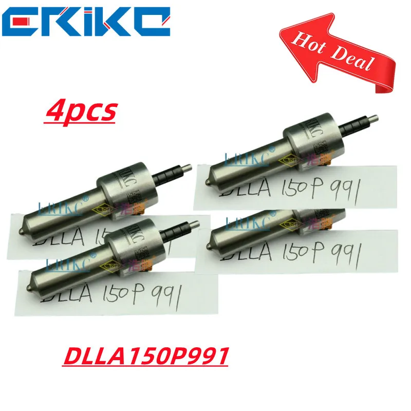 4pcs DLLA150P991 Diesel Injector Nozzle DLLA 150 P991 Fuel Sprayer Nozzle 093400-9910 For 095000-7170 095000-7171 095000-7172