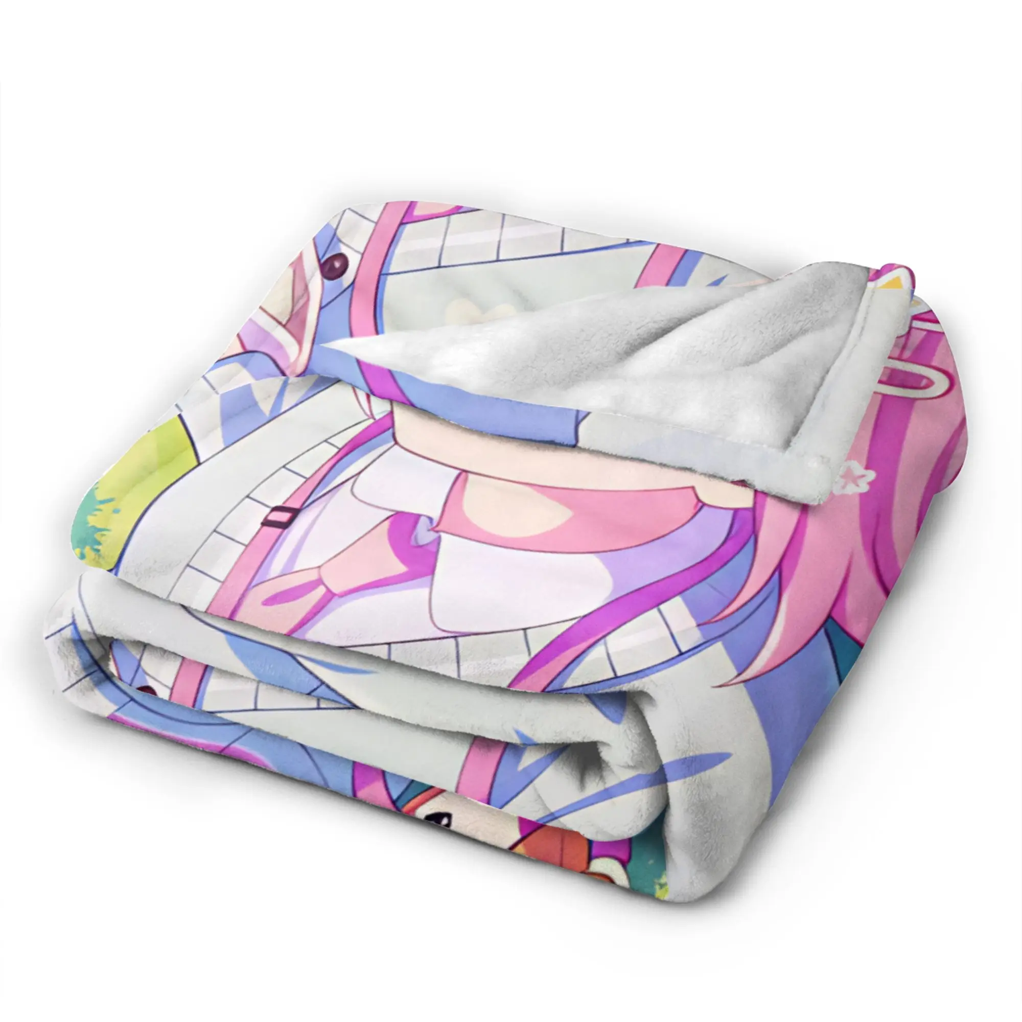 Project Sekais Super Soft Blanket  Children Plush Bedding Throws Graphic Couch Bed Flannel Bedspread Sofa Bed Cover
