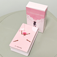 10.3*6cm Gentle Heart Tarot 78 Pcs Pink Cards Bring To The Surface The Truths That You Subconsciously Are Already Aware of