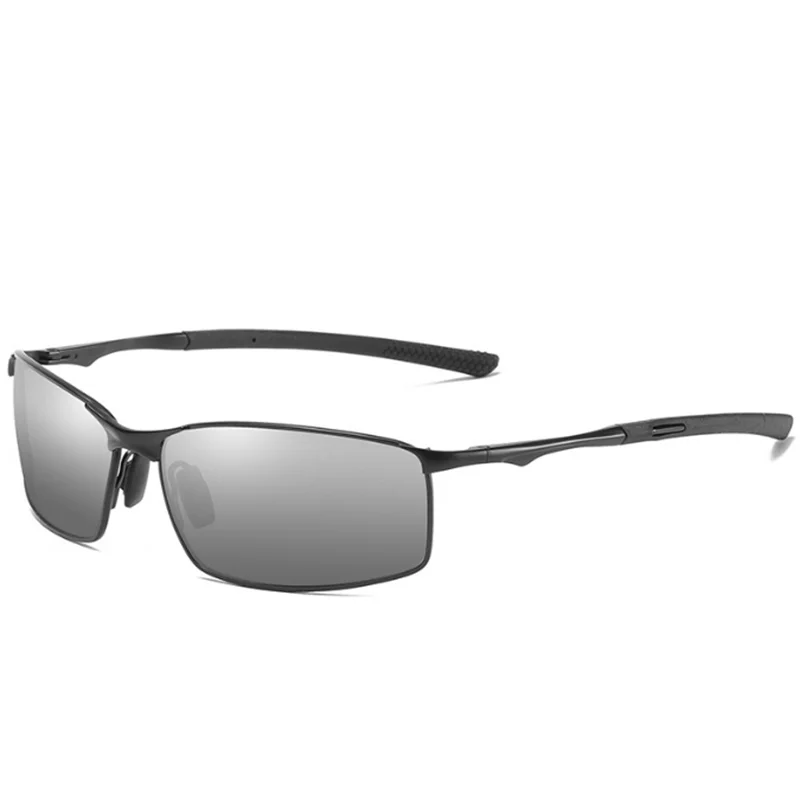 Gafas de sol cuadradas antideslumbrantes para miopía, gafas de sol polarizadas de moda para conducir de Metal, gafas de sol graduadas para hombre de