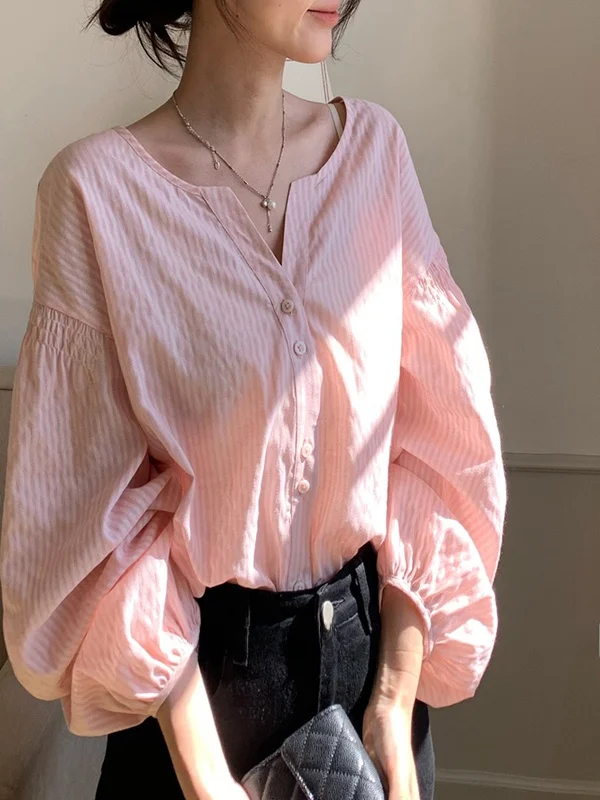 

Аутентичный новый льняной хлопок, маленький V-образный вырез, дизайн с двумя пуговицами, фонарь Све irt, повседневный, облегающий, длинный све, женский...