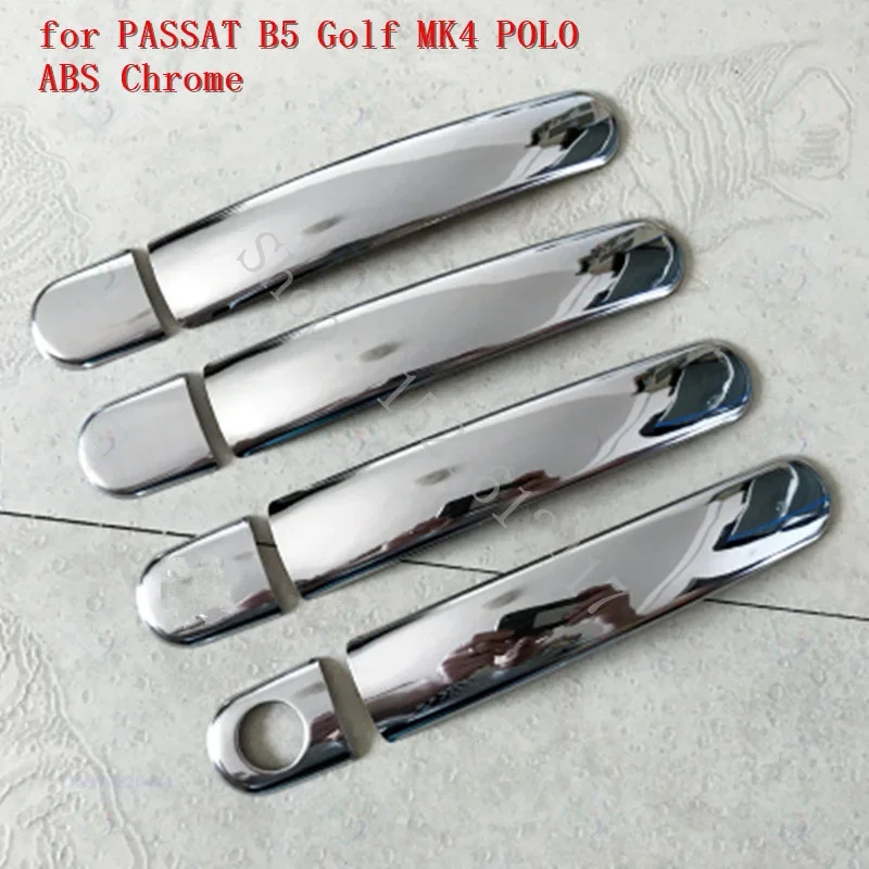 car accessories Chrome Door Handle Cover For VW/Volkswagen Golf 4 Jetta4 Mk4 Passat B5