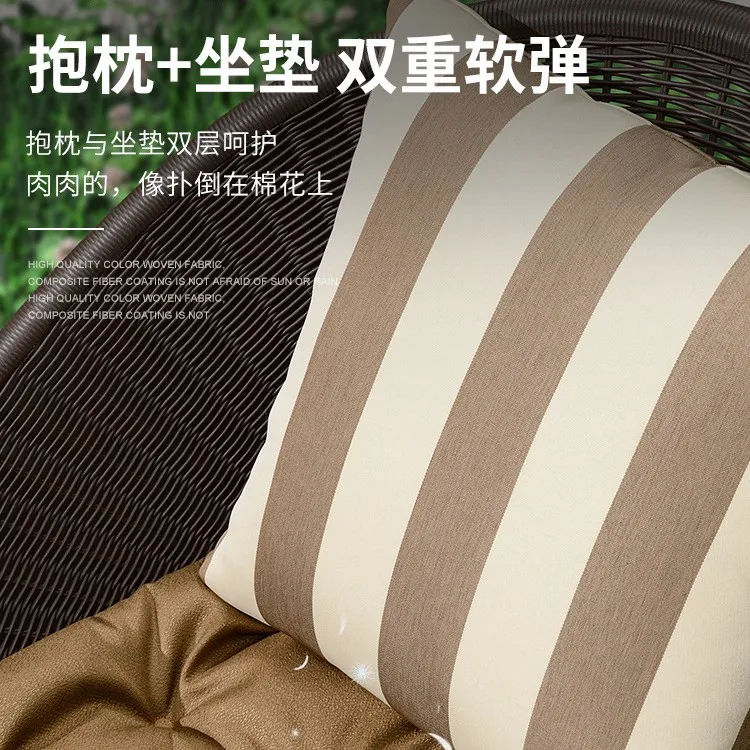 Small balcony, three-piece set of tables and chairs, small apartment, mini tea table one, table two,