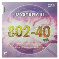 RITC 729 Amistad 802-40 Mystery III Pips-Out Tenis de mesa cortos Goma de ping pong con esponja de espesor 2,2 mm