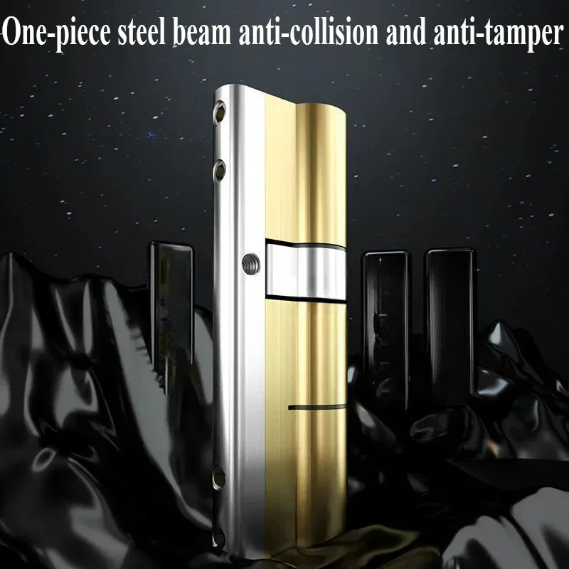 European Standard Lock Cylinders Outdoor Door Locks,Super C-grade Indoor and Outdoor All Copper Lock Core, 8-Pcs Keys