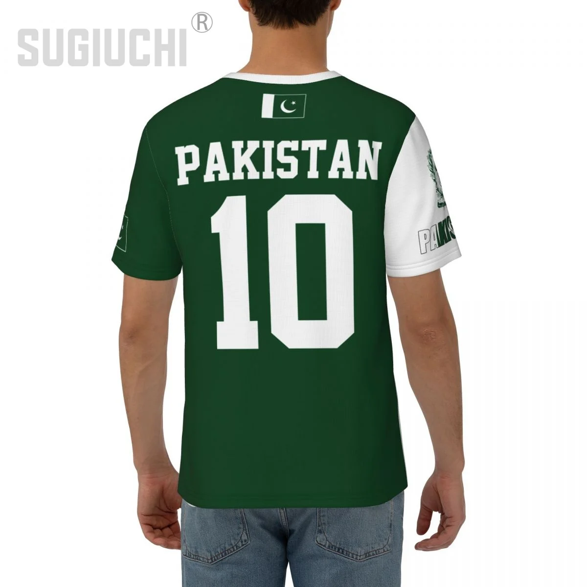 Unisex Nation T-shirt Pakistan Flag Pakistani T-shirts jersey For Men Women Soccer Football Fans Gifts Custom clothes tee