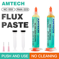 AMTECH 10cc NC-559-ASM Push and Use No Need To Clean Solder Paste Welding Advanced Oil Flux Soldering Repair Paste Tools