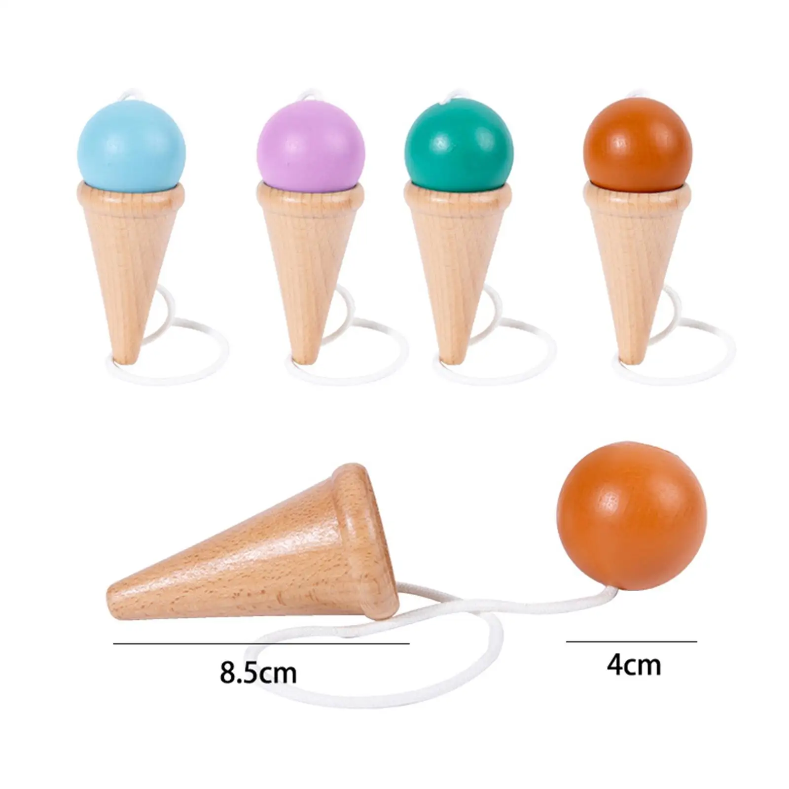 Japońska piłka i kubek Anti Skill Ball Przedszkole Proste nastolatki