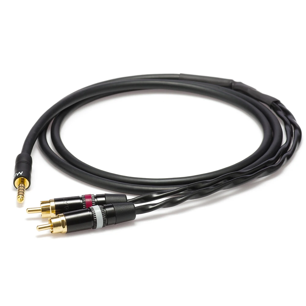 ■Japan Mogami 2534 Hifi 4.4mm To 2rca Male Balanced Audio Cable Neutrik Rean Mps Gold-Plated Plugs  |  Player amplifier cable