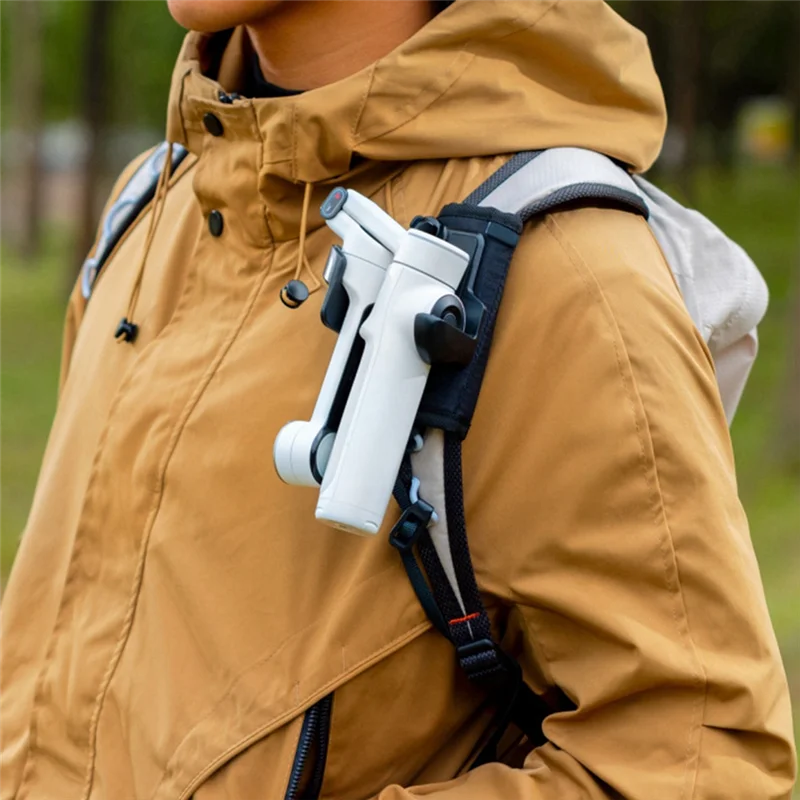 

Backpack Mount Backpack Hanger For Insta360 Flow 2 Pro Gimbal Non-Slip Strap Clip Clamp Portable Quick Release Quick Attach