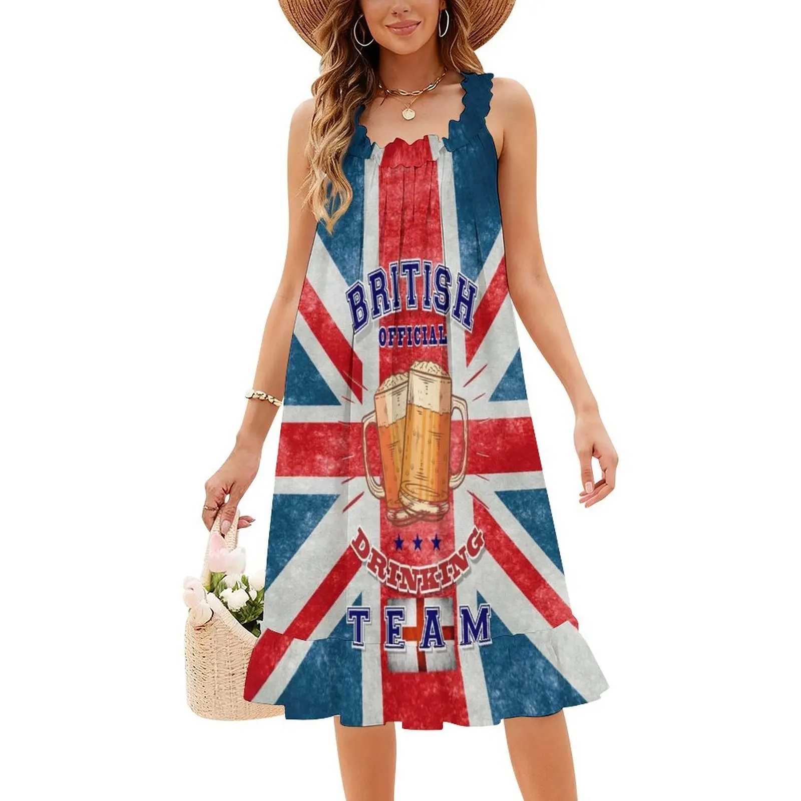 فستان رسمي لفريق الشرب البريطاني بوهو شيك أنيق لحفلات الزفاف على الشاطئ، فستان رسمي لفريق الشرب البريطاني البريطاني #4