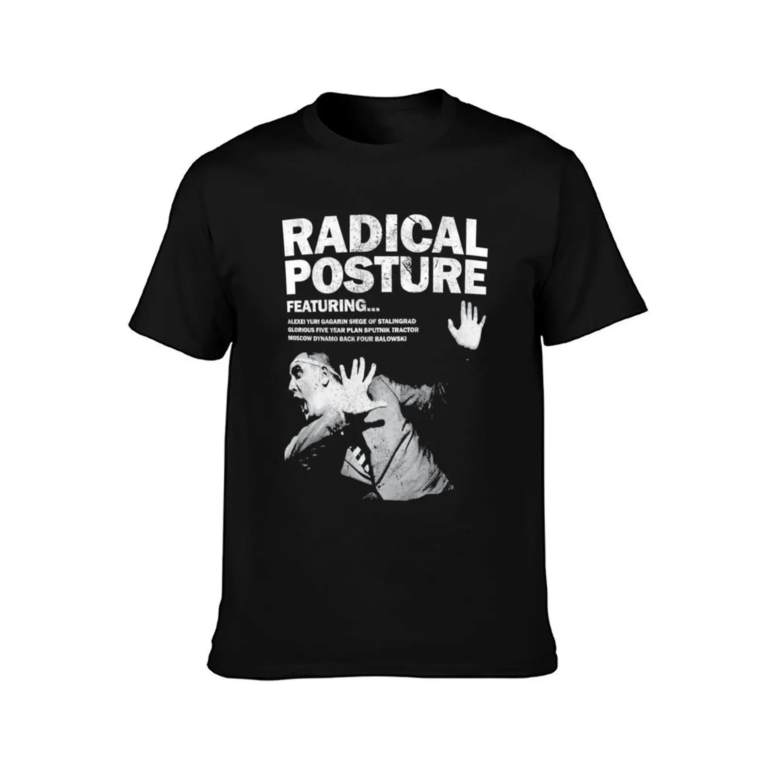 Radical Posture - Vintage Look T-Shirt Casual Daily Wear Short Sleeve Top T-Shirt
