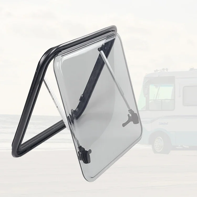 Side Window RV Window Round Corner MG17RW Caravan Window 1200*500mm With Custom Size Low Price