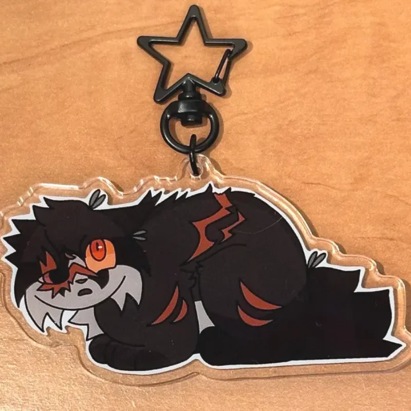 Warrior Cats the Broken Code Arc Jumbo Acrylic Keychains Anime Customizable Character Keyring Collectible Gifts