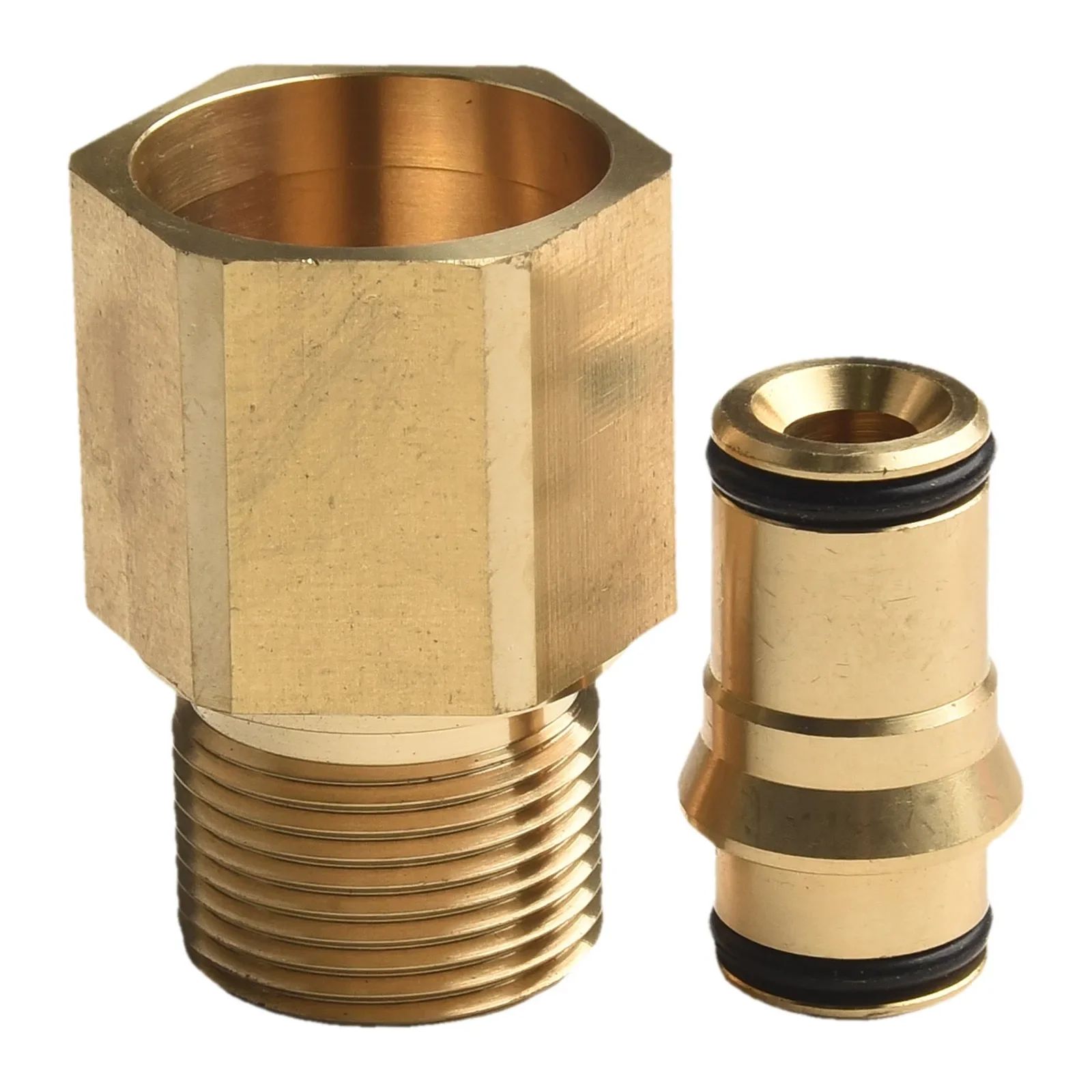 For Garden Hose Connection Approx. 44*27MM 1.73*1.06 In Brass Hose Adapter Compact Size Compatible With Cleaning Machines