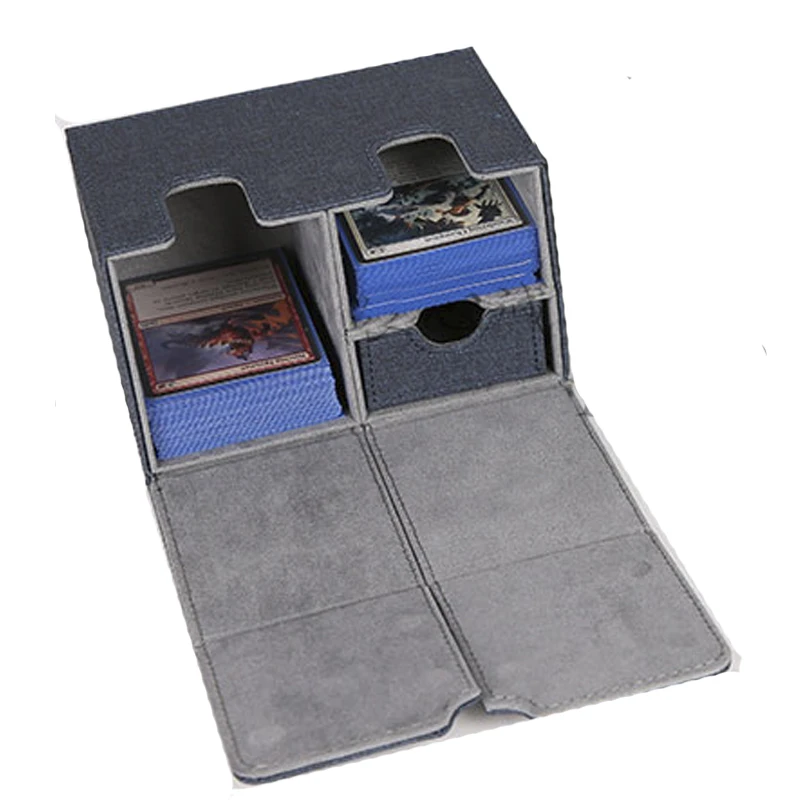 

Large Size trading cards box board game cards case container collection for Pokemon CCG MTG TCG Magic Board Game Cards