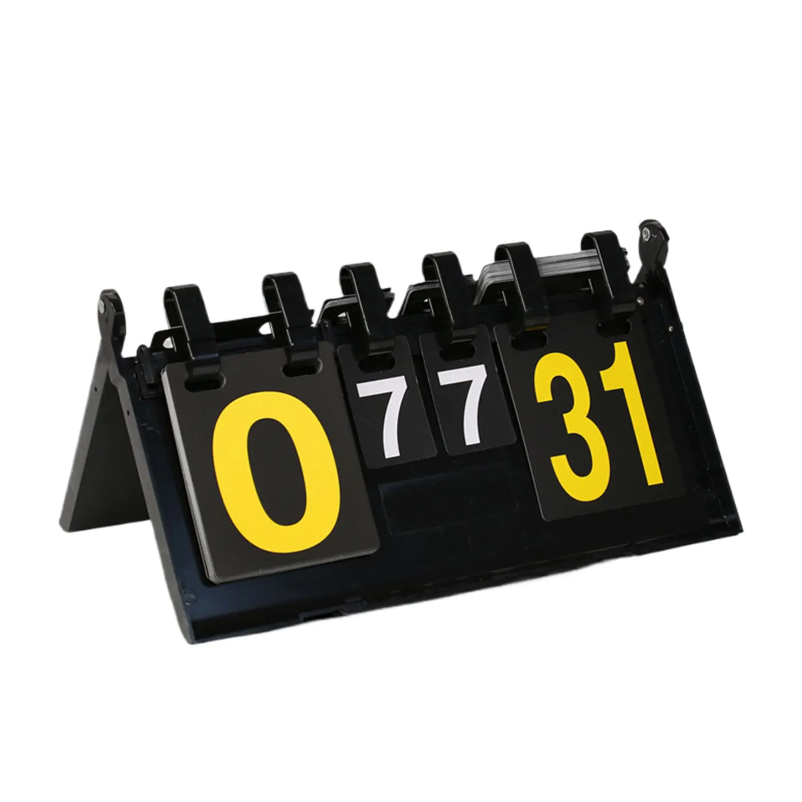 スポーツスコアボードフリップスコアボードポータブルノッチカウントボードバスケットボールスコアカウンターバスケットボールバドミントンバレーボール用