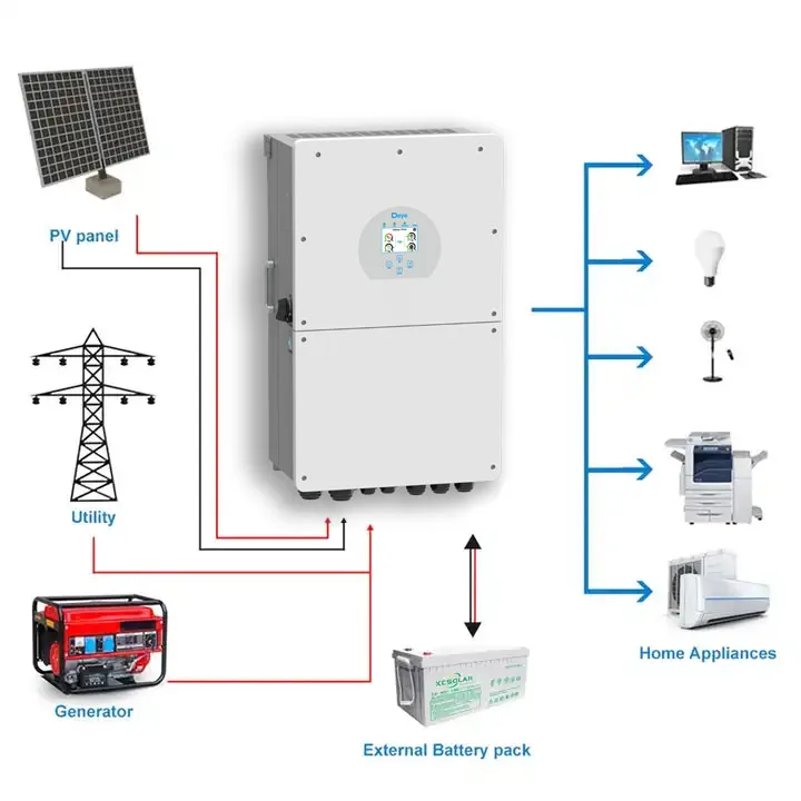 Free DEYE Stock 12V 24V 48V 3 Split Phase Inverter Auto Onda Pure Sine Wave IP65 DEYE on OFF Grid Hybrid Solar Inverter