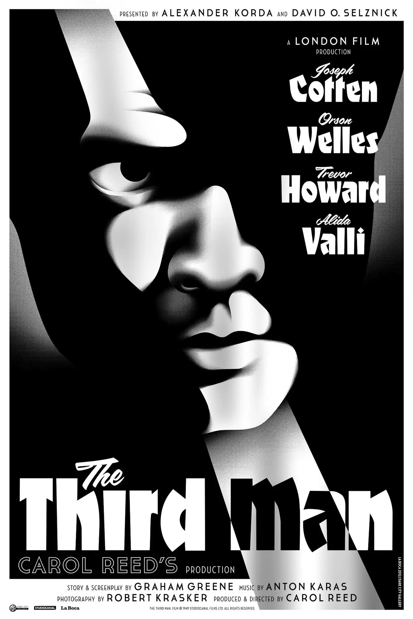 Movie The Third Man (1949) Art SILK POSTER Wall Art Home Decorative painting