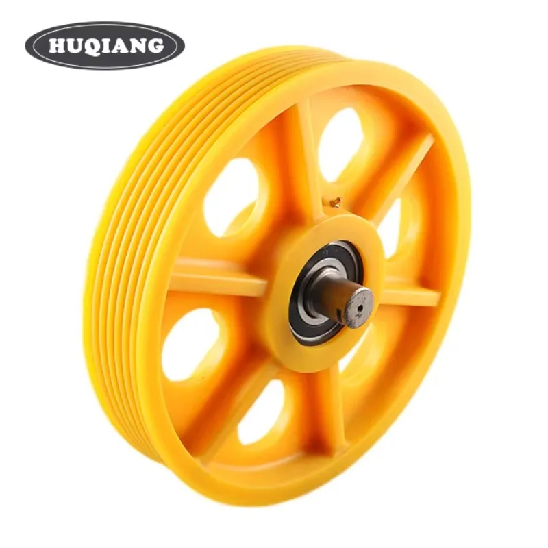 Lift Spare Parts Nylon or Cast Iron Elevator Guide Roller Elevator Deflector Sheave