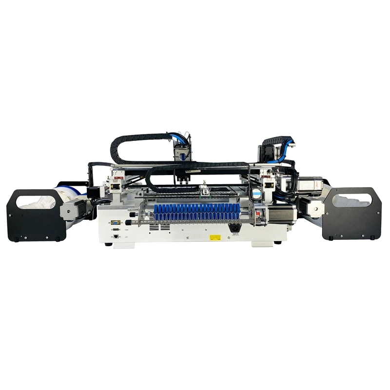 D600Plus 6 Heads 68 Bits Desktop Full Automatic SMT Pick Place Machine Chip Mounter Solder Station