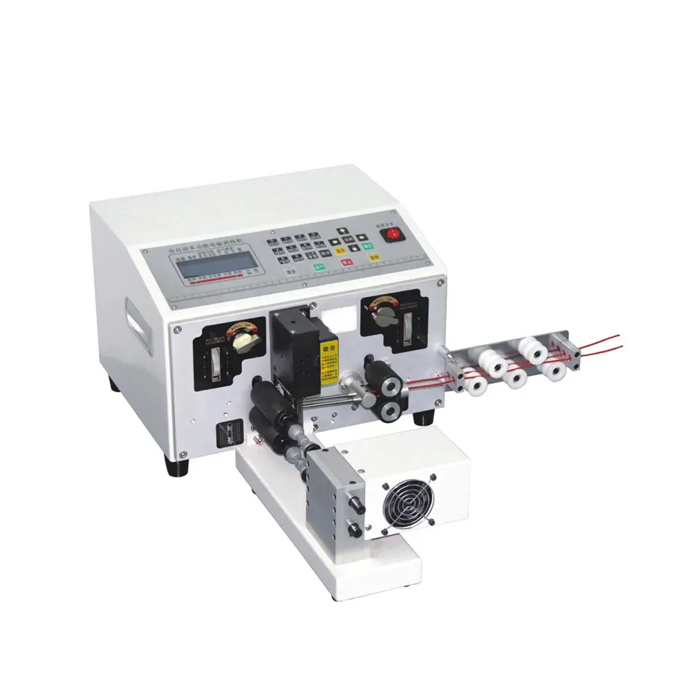 SR-320T 4sqmm Automatic Wire Peeling Cutting Machine Twisting Device Stripping Data Cable Manufacturing Equipment Machine