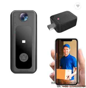 UEMON Smart Home Wifi Video Doorbell Wireless Doorbell Camera with Intercom & Ring Electric Power Source for Garages