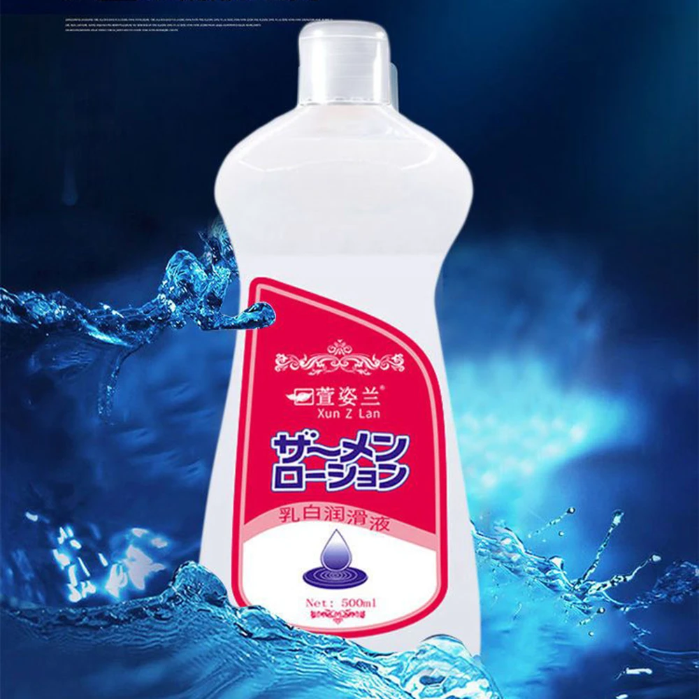 500ml Lubricant For Super Capacity Viscous Lube Water Based Massage Oil Anal Adult Masturbation Toy Coolant