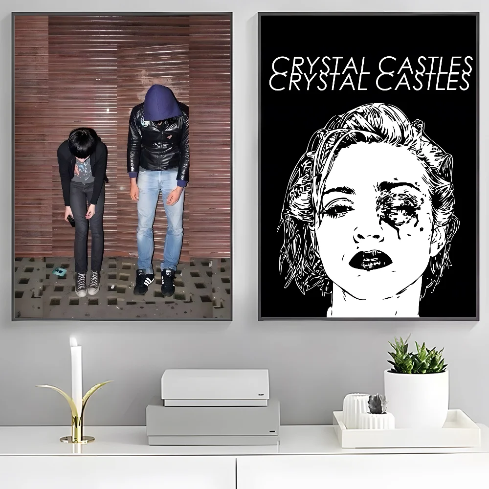 Poster Band C-Crystal Castles Poster Home decor HD sticky wall