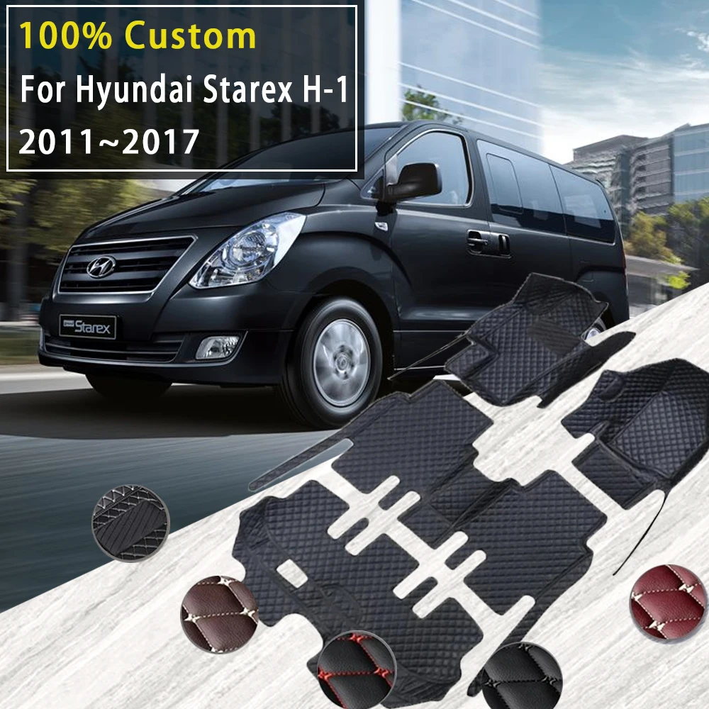 

Car Floor Mats For Hyundai Starex H-1 2011~2017 Waterproof Rugs Carpets Full Set Auto Interior Part Accessories 2014 2015 2016