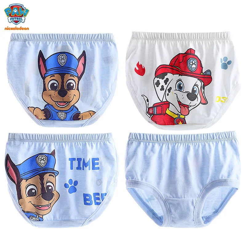 3pcs/Lot Genuine Paw Patrol Baby Boys Girls Briefs Cotton Panties Kids Underwears Children Short Underpants For 2-6 Years