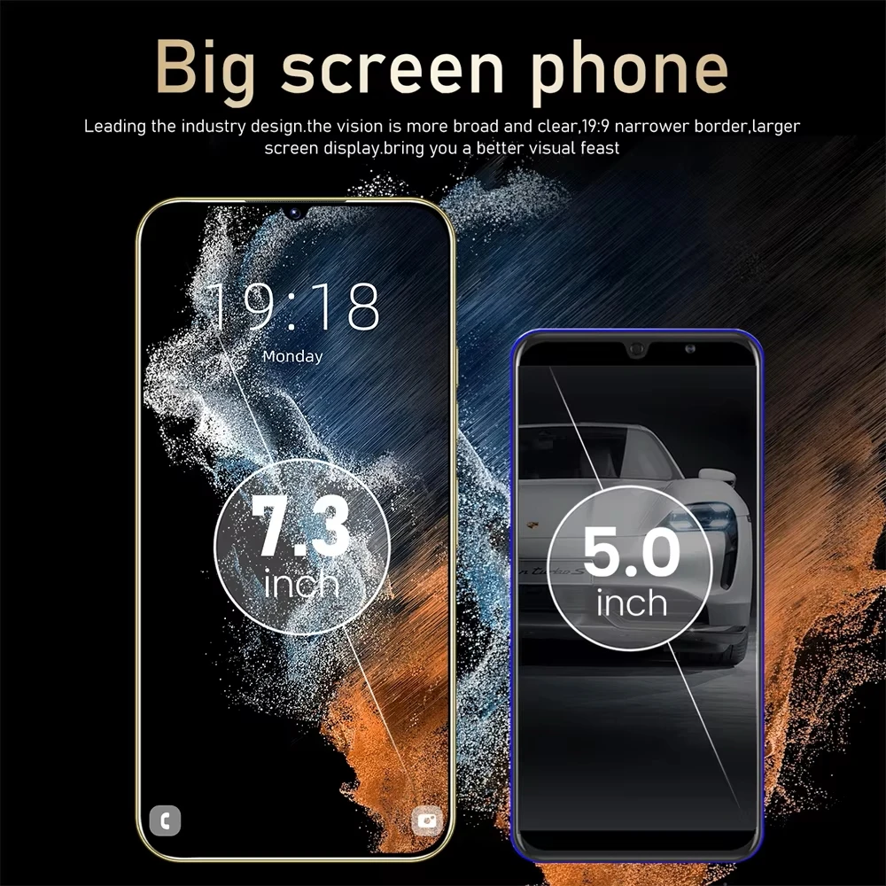 

2025 Original Pad S25 ultra Tablet PC 7,3 дюйма HD 4K Android 13 22 ГБ + 2 ТБ 7800 мАч Аккумулятор 4G 5G Dual Sim Card WiFi GPS Google Tab