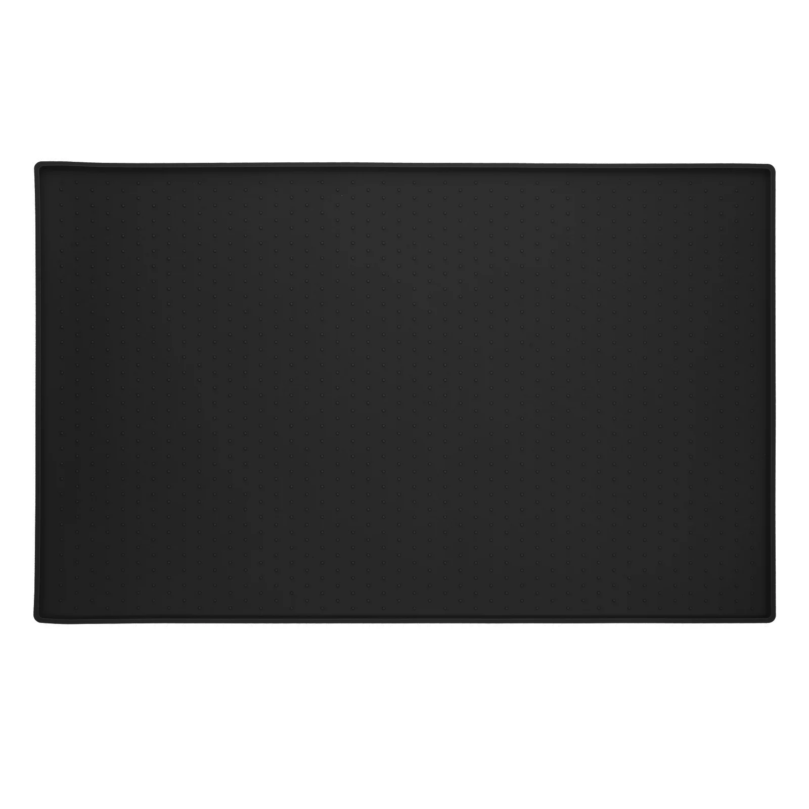 แผ่นรองอาหารสุนัขกันลื่น ขนาดเล็ก ทำจากซิลิโคน สำหรับวางชามอาหาร กันน้ำ ป้องกันการหกเลอะเทอะ ใช้ได้ทั้งในรถและที่บ้าน