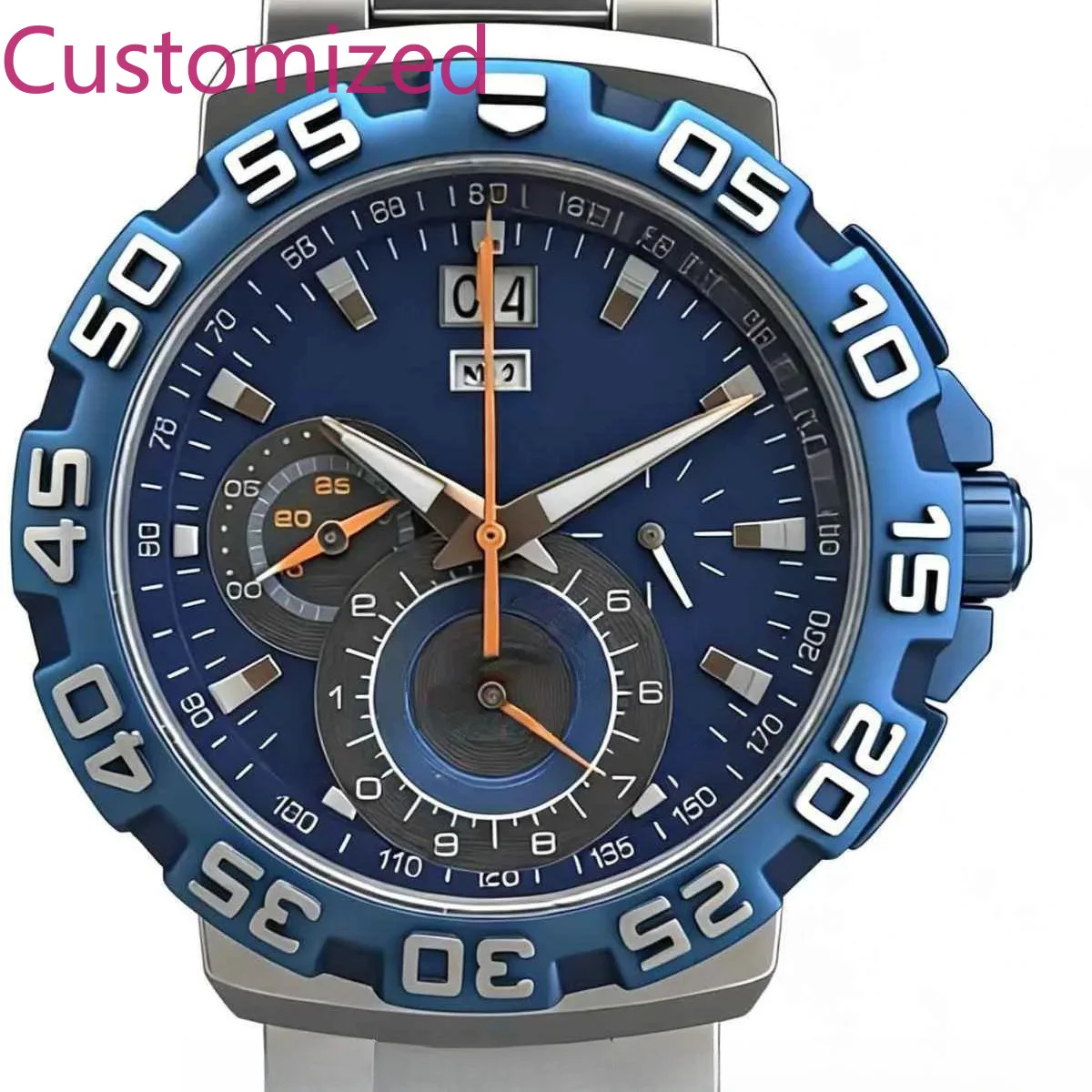 904L Steel Quartz Movement Watch for Men