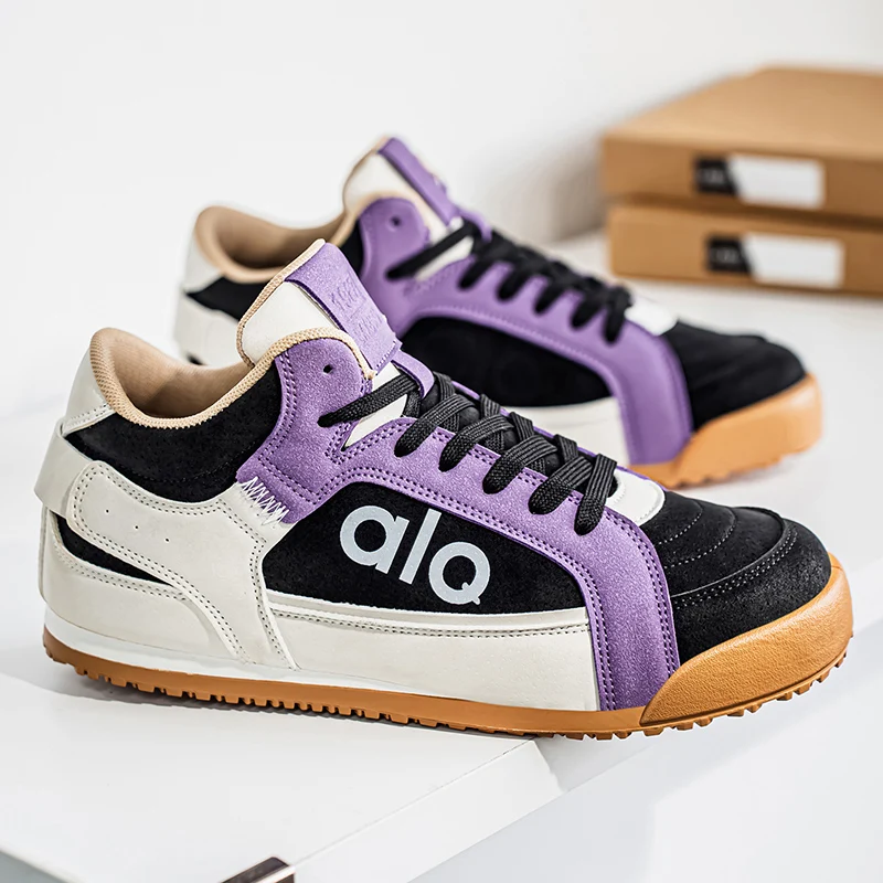 

Осенние разноцветные туфли для скейтбординга, мужские оригинальные кроссовки на шнуровке, трендовые кроссовки для скейтборда, мужские дизайнерские туфли на платформе с низким вырезом