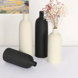 1 PC 3D printed minimalist decorative vase, Nordic style vase decoration, dried flower vase, innovative art decoration