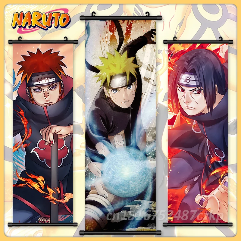 

Naruto Canvas Uchiha Itachi Home Decor Picture Gaara Print Poster Uchiha Sasuke Wall Art Scroll Hanging Japanese Anime Painting