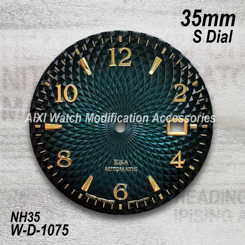 35mm Cocktail S Dial Fit NH35/36 Janpan Automatic Movement High Quality Watch Modification Accessories