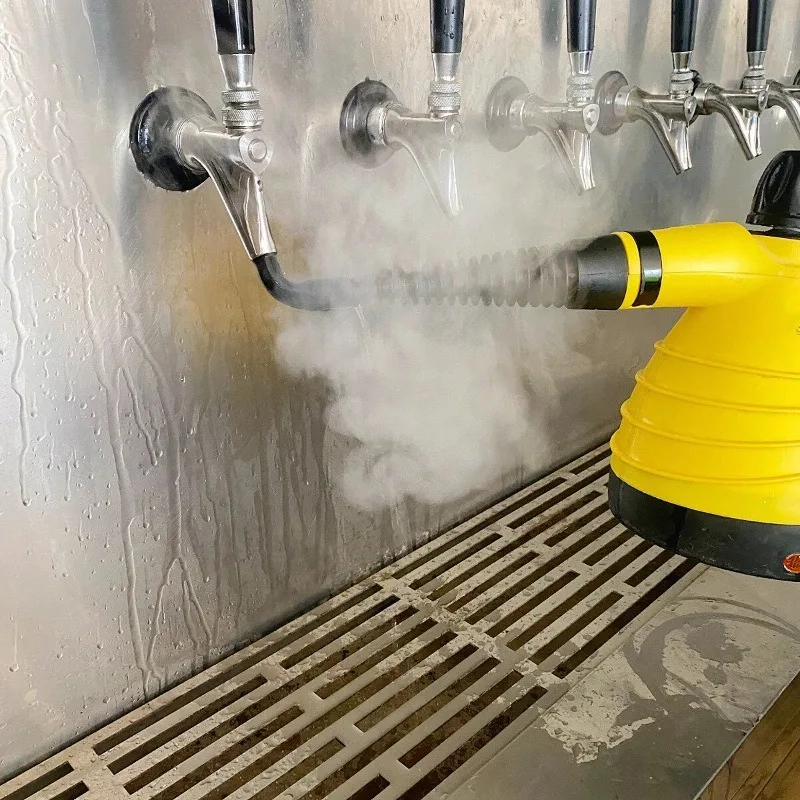 Suitable for beer machine head cleaning wine wall draft beer machine head cleaning high temperature steam cleaning pot