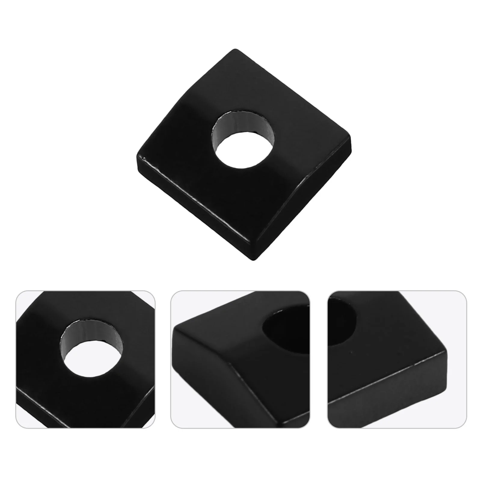 

2 Sets Electric Guitar String Lock Screws Locking Nut Blocks Bridge Black Iron and Zinc Alloy