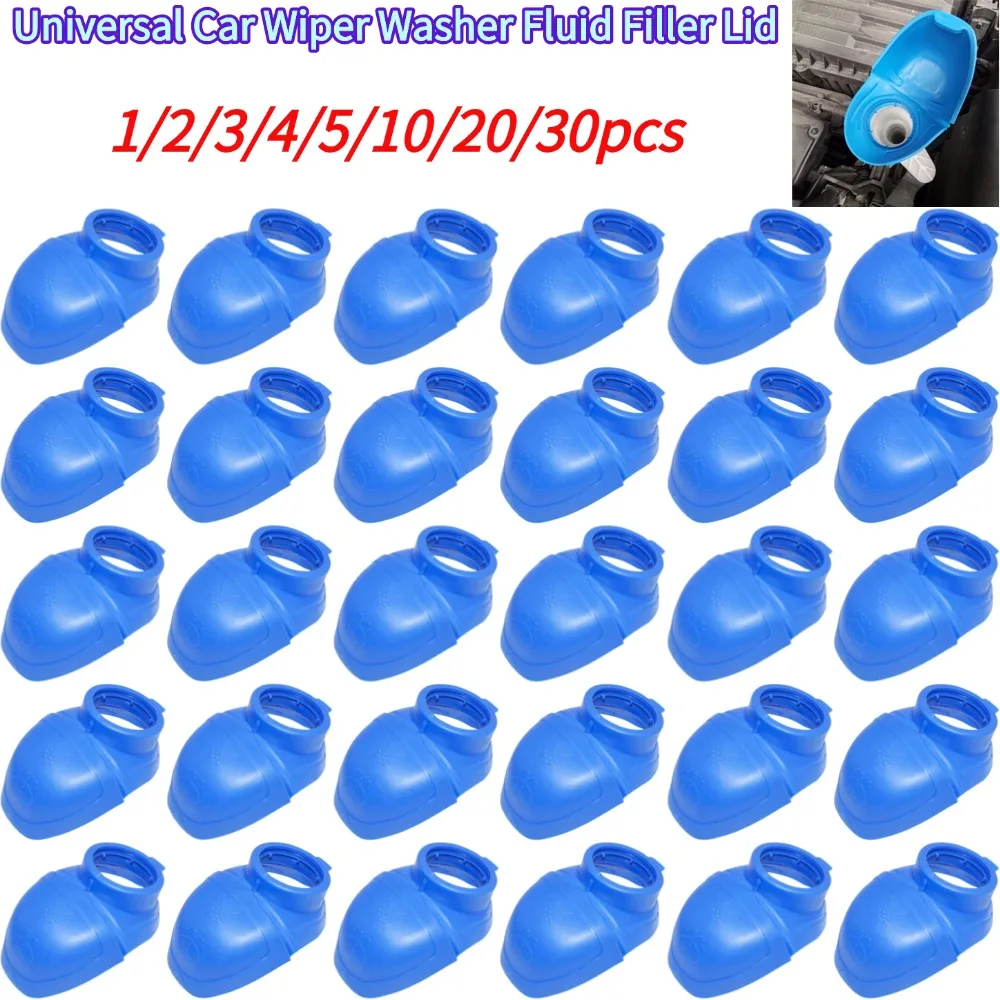 Universal Car Windscreen Wipers Washer Fluid Reservoir Tank Cover Auto Bottle Cap Lid Funnel for Audi SKODA Wiper Fluid Tank Cap